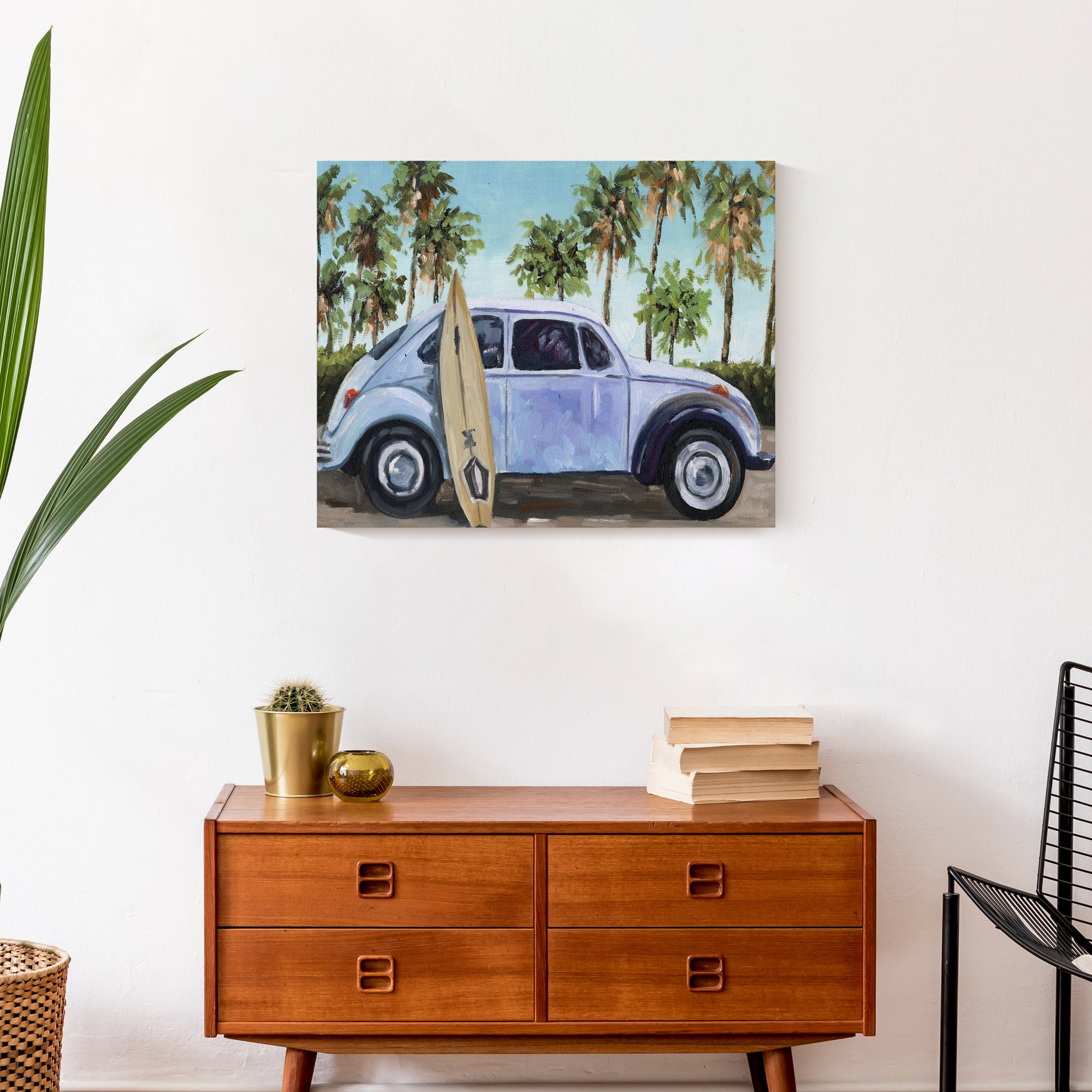 Beach Buggy 20" x 16" Canvas Wall Art